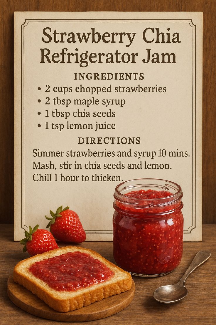 The Easiest Strawberry Chia Jam: No Pectin & Naturally Healthy
